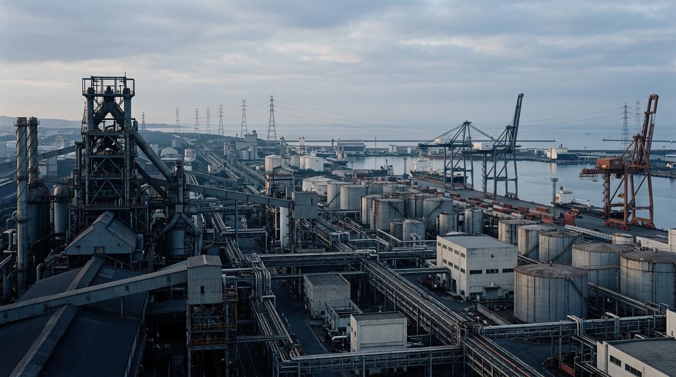 重厚長大産業を象徴する三菱重工関連の大型プラント